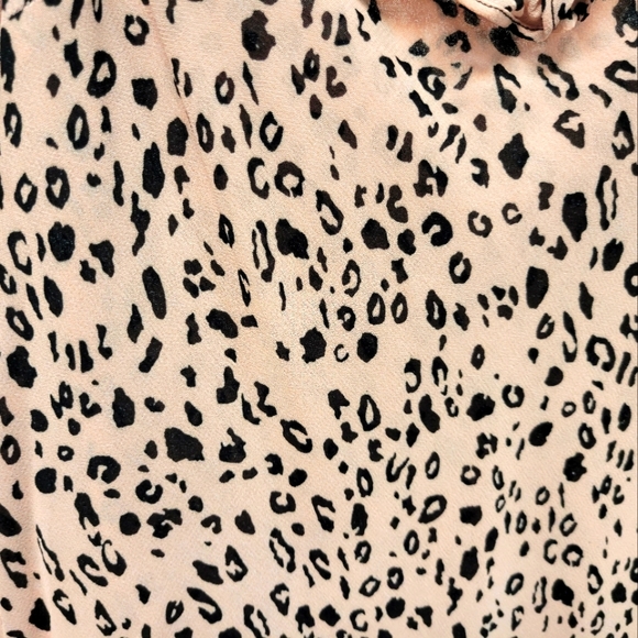 Reformation Pink Leopard Ruffle Strap Lui Dress 4 - Picture 5 of 9